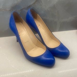 Size 36 Blue Christian Louboutin Heels